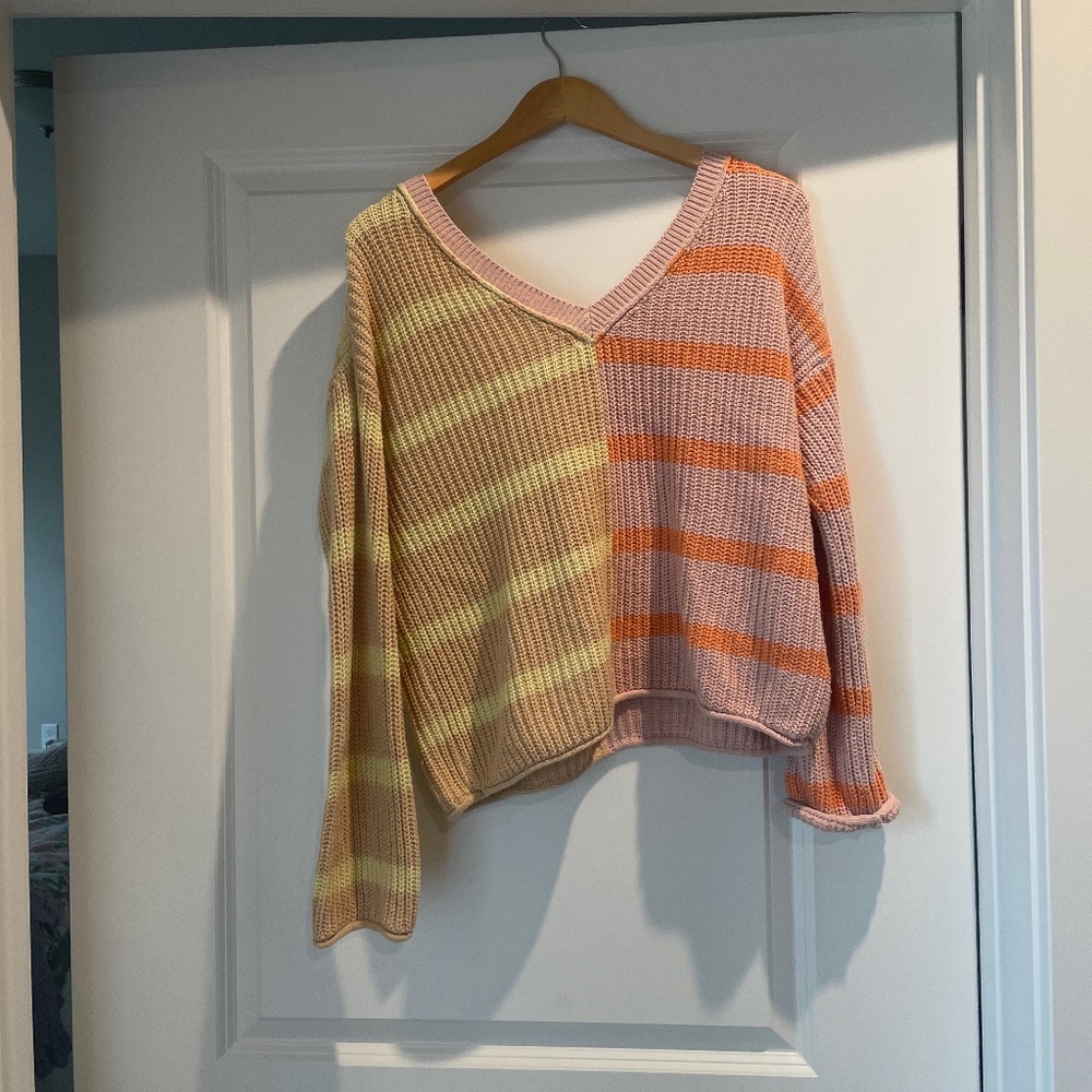 American Eagle striped sweater